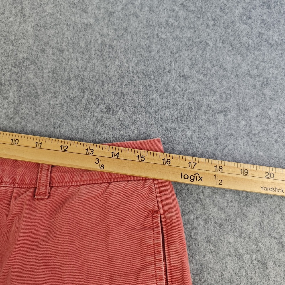 J Crew Pants Mens 32x32 Red Embroidered Marlin Fish Classic Fit Chino Vintage - Picture 6 of 10